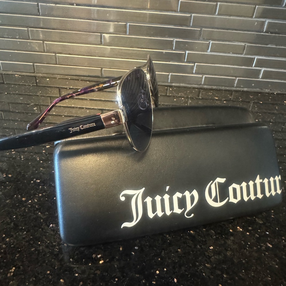 Juicy Couture Black and Silver Sunglasses - Picture 4 of 4